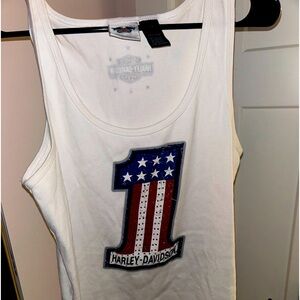 Harley Davidson tank top size Large. No stains or tears!